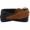 Justin 53700 Men's Classic Western Brown/Black Belt