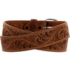 Justin 53909 Men's Western Scroll Tooled Belt
