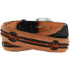 Justin C10813 Men's Fenced In Black/Copper Barbed Wire Belt