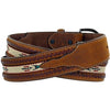 Tony Lama 5A109 Men's Western Laced Edge Horse Hair Ribbon Belt