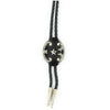 M & F 22744 Black and Silver Star Bolo tips