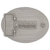Montana Silversmiths A867 Since 1776 Oval Trimmed American Flag Attitude Belt Buckle back