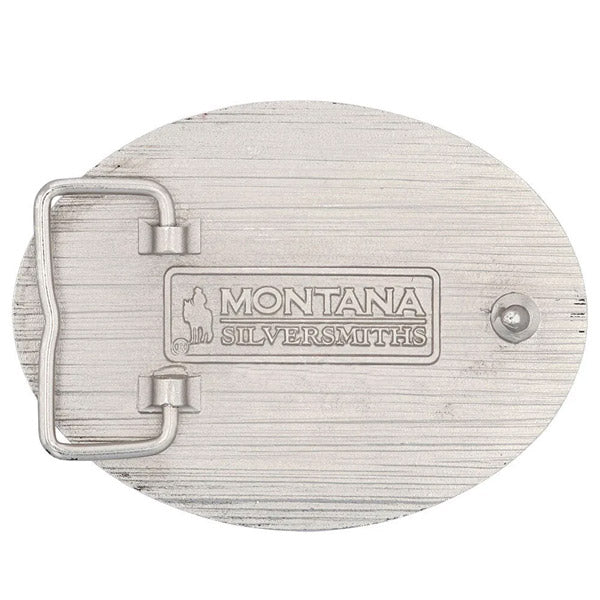 Montana Silversmiths A869 Betsy Sparkling Patriotic Flag Belt Buckle back