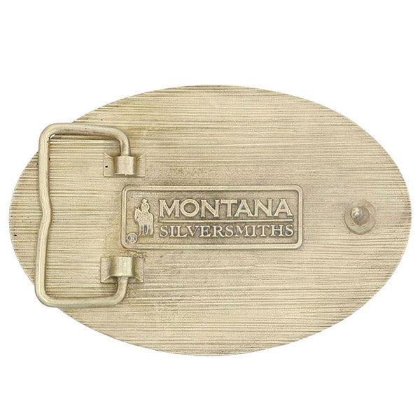 Montana Silversmiths A877 Soaring Eagle Arms Belt Buckle back