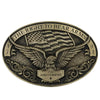 Montana Silversmiths A877 Soaring Eagle Arms Belt Buckle front
