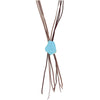 Montana Silversmiths ANC4679 Simplistic Corded Leather Necklace detail
