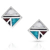 Montana Silversmiths ER5099 American Legends Studded Earrings front