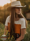 Outback Trading Co. 15181-NAT Santa Fe Raffia Palm Straw Hat lifestyle