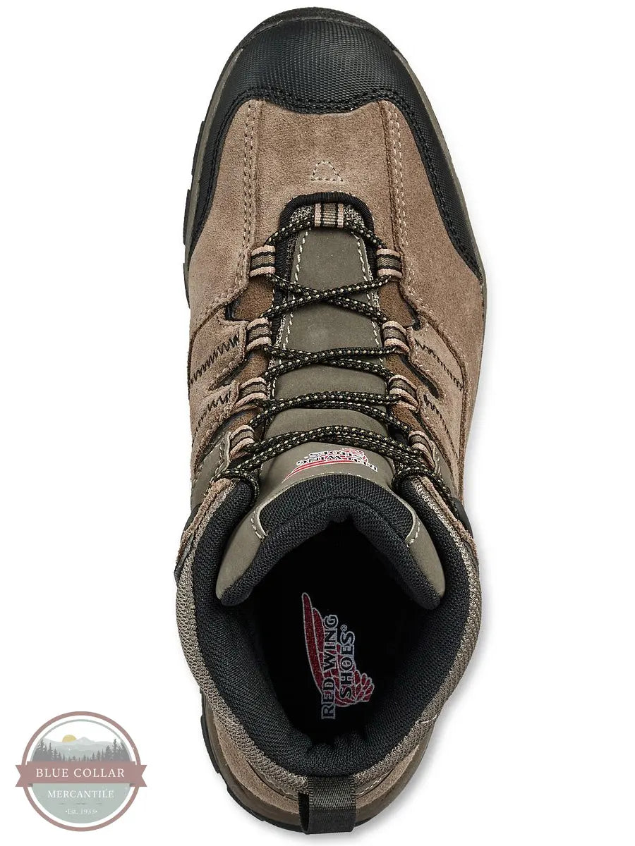 Truhiker 6 Inch Waterproof Safety Toe Hiker Boot by Red Wing 6670 birdseye view