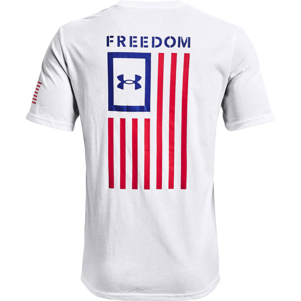 Men's UA Freedom Flag T-Shirt by Under Armour 1370810-101 back