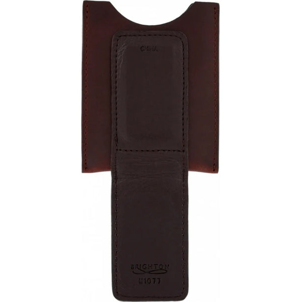 Brighton M1077 West Fork with a Trout Money Clip in Brown Open View