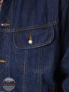 Wrangler RJK30AN Rugged Wear® Denim Jacket in Antique Indigo Detail