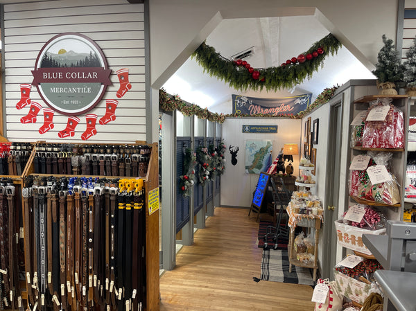 Merry Christmas at Blue Collar Mercantile Newsletter interior image