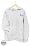 Simply Southern 0226-HD-ALICE-LTGRM Born To Be Wild Hoodie front shown on hanger