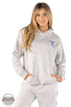Simply Southern 0226-HD-ALICE-LTGRM Born To Be Wild Hoodie front view shown on model