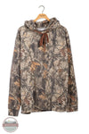 Simply Southern 0226-MN-HD-THRML-CAMO Camo Thermal Hoodie shown on hanger
