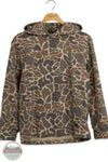 Simply Southern 0226-YTH-MN-HD-THRML-DKCAMO Kid's Camo Thermal Hoodie shown on Hanger