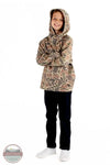 Simply Southern 0226-YTH-MN-HD-THRML-DKCAMO Kid's Camo Thermal Hoodie shown on Model
