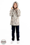 Simply Southern 0226-YTH-MN-HD-THRML-LTCAMO Kid's Camo Thermal Hoodie shown on Model