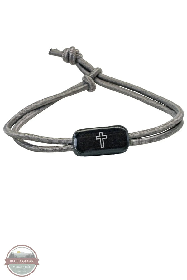 Versible's 100-590 Slate Cross Tactical Bracelet | Tap To Pray shown