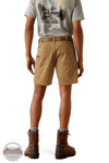 Ariat 10058730 Rebar DuraStretch Made Tough 8" Shorts in Dark Khaki back view