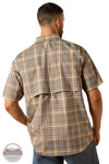 Ariat 10071544 Rebar Made Tough VentTEK DuraStretch Work Shirt in Pinecone back view