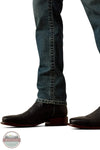 Ariat 10078954 Men's Slim Mike Taper Leg Jean in Kentucky Blue taper leg shown