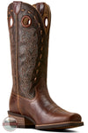 Ariat 10080295 Lucera Narrow Cutter Toe Western Boot in Deepest Tan / Chocolate Snake Print main image shown