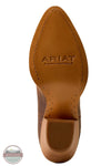 Ariat 10080307 Beaux J Toe Western Boot in Weathered Tan/Baby Pink sole detail view