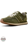 Ariat Men's Ranch Runner Shoe in Olive Suede 10080443 instep 3/4 view shown