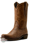 Ariat 10080467 Knoxville Square Toe Western Boot in Gravel Brown opposite 3 quarter view of boot