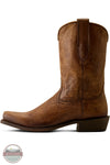 Ariat 10080467 Knoxville Square Toe Western Boot in Gravel Brown side view