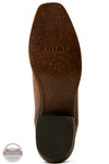 Ariat 10080467 Knoxville Square Toe Western Boot in Gravel Brown bottom sole view