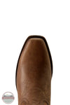 Ariat 10080467 Knoxville Square Toe Western Boot in Gravel Brown square toe view