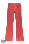 Red jeans with a brand logo on a white background Wrangler 112371945 Girl's Chili Retro Vibrant Bootcut Jean back
