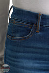 Wrangler 112382765 Women's Bespoke High Rise Trouser Jean in Reina front pocket detail view