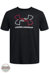 Under Armour 1382915-001 UA Foundation Tee Shirt in 3 Colors front shown