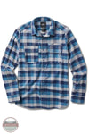 5.11 Tactical 72532 Lester Heavyweight Flannel Long Sleeve Shirt in Diplomat Check (1305) front shirt only view