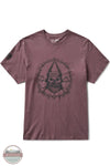 5.11 Tactical 76166AJW Defender Short Sleeve T-Shirt in Raisin front view