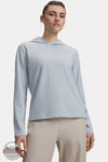 Under Armour 6004038 UA Expanse ColdGear Infrared Hoodie shown in Blue Fog Front