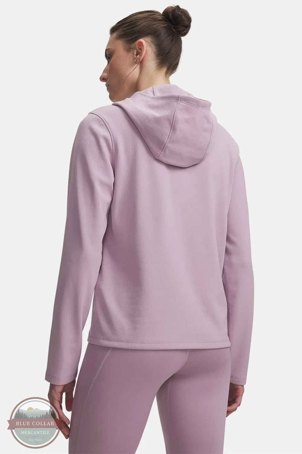 Under Armour 6004038 UA Expanse ColdGear Infrared Hoodie shown in mauve back