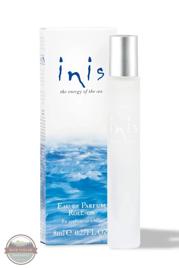 Inis 8017130 Roll On Eau De Parfum .27FL OZ. bottle and packaging shown together