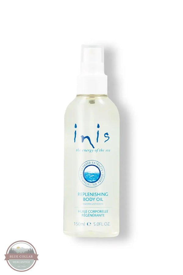 Inis 8019455 Replenishing Body Oil 5FL OZ. bottle shown alone