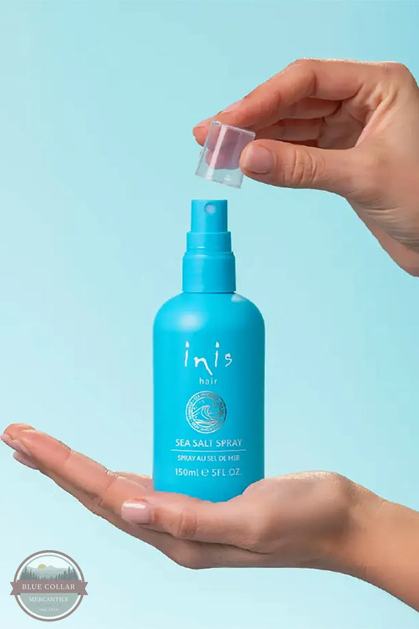 Inis 8023841 Sea Salt Hair Spray 5 fl. oz. product shown held in hands to display