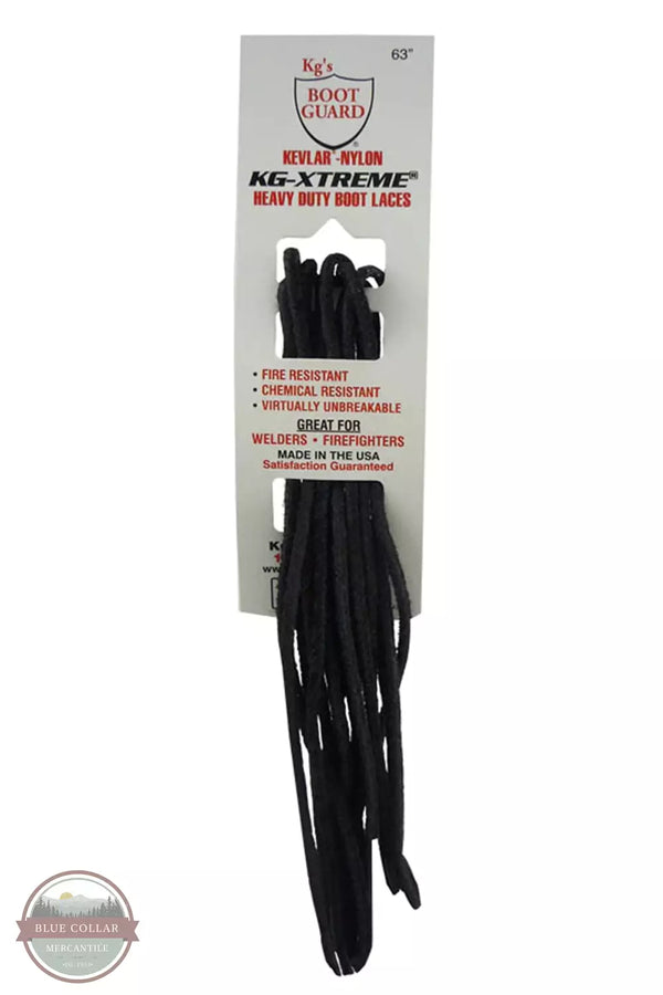 Kg's Boot Guard KG272 BLK KG-XTREME Kevlar Boot Laces in Black Package View