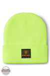 Ariat 10024506 Rebar Watch Cap in Bright Yellow Front View