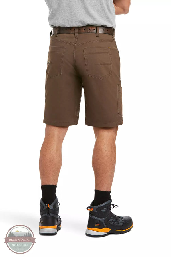 Ariat 10034623 Rebar DuraStretch Made Tough 10" Shorts in Wren Back View