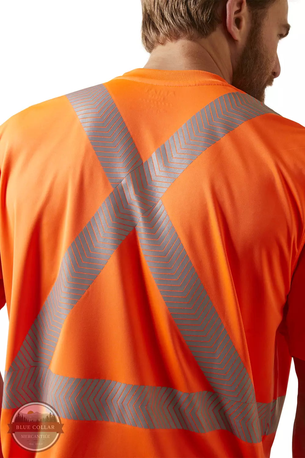 Ariat 10039195 Rebar Orange Hi-Vis ANSI T-Shirt Back View