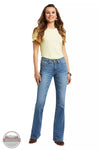 Ariat 10039602 REAL High Rise Daniela Boor Cut Jeans in Tennessee Full View
