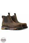 Ariat 10042544 Big Rig Chelsea Waterproof Composite Toe Work Boots in Iron Coffee Pair Profile View